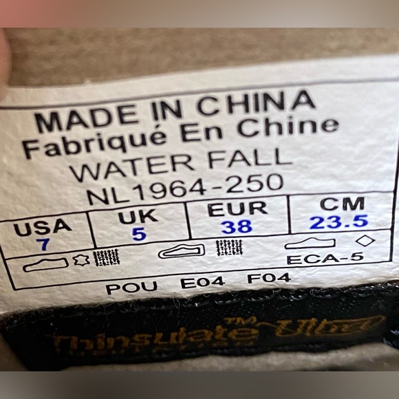 Sorel Women’s Water Fall Insulated Tan-Brown Suede Leather Winter Snow Boot Sz 7 - Picture 8 of 9